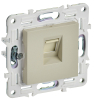 Розетка компьютерная IEK SKANDY RJ45 кат.5E SK-K01B (бежевый) SK-K10-1-K10