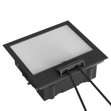 Люк Systeme Elecrtic MultiDesk на 12 модулей IP40 для фальшпола с монтажной коробкой тип MDK10 MDK10112