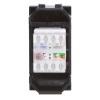 Компьютерная розетка Brava RJ-45 кат. 5е 1 модуль (черный) 77654N