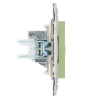 Розетка TV оконечная IEK SKANDY SK-A12G (мятный) SK-A10-O-K06