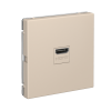 Розетка HDMI Systeme Electric ArtGallery (песочный) GAL001280