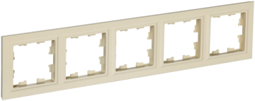 Рамка 5-м BRITE Бежевый РУ-5-БрКр BR-M52-K10