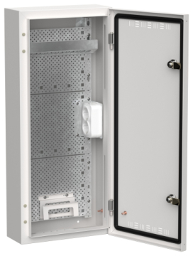 Щит IEK TITAN 5 мультимедийный накладной ЩРн-48 (1х48) 710х310х140 мм IP30 (белый) TI5-51-N-048-30