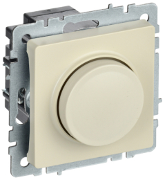 Светорегулятор нажимной IEK BRITE 600Вт бежевый СС10-1-0-БрКр BR-D20-0600-K10