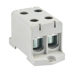 Клемма EKF силовая вводная двойная КСВ 16-95 серая plc-kvs2-16-95-grey
