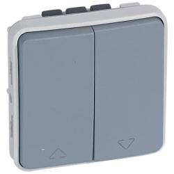 Переключатель для управления приводами Plexo IP55 (серый) 069538
