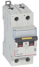 Автоматический выключатель DX3 2-полюсный 10А 407275
