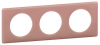 Рамка трехместная Celiane (перкаль розе) 066763
