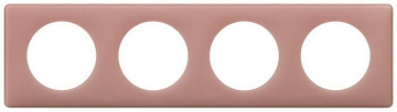  Рамка четырехместная Celiane (перкаль розе) 066764