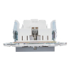 Розетка IEK SKANDY с заземлением без шторок 16А SK-R05Gr (серый) SK-R11-16-K03