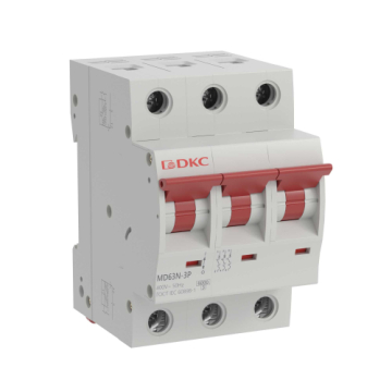 Автоматический выключатель DKC YON max MD63N 3Р 16А 6кА (х-ка С) MD63N-3PC16