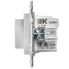 Термостат IEK SKANDY электронный с индикацией SK-T01W (арктический белый) SK-RT11-K01