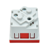 Розетка IEK PRIMER 2P+E со шторками 2 модуля 45град РКС-20-32-П-45 (красный) PR-KK40D-RSZH-2-2-45-K04
