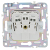 Розетка IEK SKANDY с заземлением со шторками 16А SK-R04Sh (шампань) SK-R14-16-K37