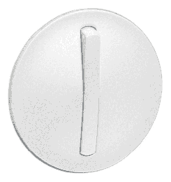 Лицевая панель Legrand Celiane для тонкого одноклавишного выключателя (белая) 065001