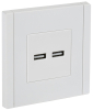 Розетка USB A+A FORTE&PIANO 3,1А FP249 (белый) FP-U21-D31-K01