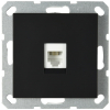 Розетка информационная RJ 45 кат 5е Jasmart G (черный матовый) G6105PB
