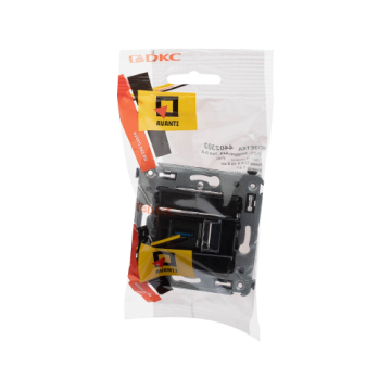 Розетка Avanti USB 3.0 одинарная в стену тип А (Черный квадрат) 4402303