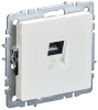 Розетка компьютерная BRITE RJ45 кат.6 жемчуг РК11-БрЖ BR-K10-2-K36