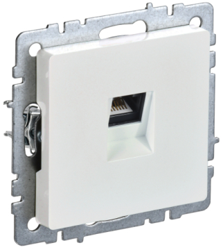Розетка компьютерная BRITE RJ45 кат.6 жемчуг РК11-БрЖ BR-K10-2-K36