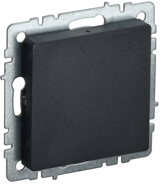 Заглушка BRITE с суппортом черный МЗ10-БрЧ BR-PL10-K02