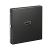 Розетка HDMI Systeme Electric ArtGallery (базальт) GAL001480