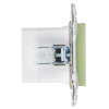 Розетка USB A+C 3,1А IEK SKANDY SK-R14G (мятный) SK-U22-D31-K06