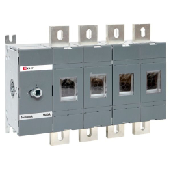 Рубильник EKF TwinBlock 1600A 4P без рукоятки управления tb-s-1600-4p