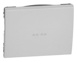 Лицевая панель Galea Life для выключателя и переключателя с подсветкой (белая) 771034