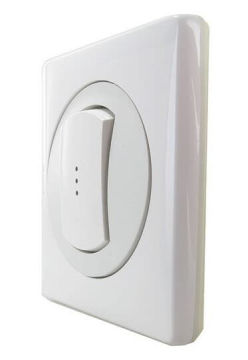 Влагозащищенный выключатель-переключатель Celiane с подсветкой (белый) 067001+067686+067803+080251