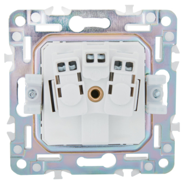 Розетка IEK SKANDY с заземлением без шторок 16А SK-R05G (графит) SK-R11-16-K53