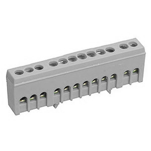 Шина IEK L фаза в корп изол на DIN-рейку ШНИ-6х9-14-К-Ср YNN10-69-14KD-K02