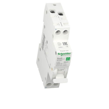 Дифференциальный автомат Schneider Electric RESI9 1P+N 20A 30mA тип AC 6 kA (х-ка C) 18mm R9D87620