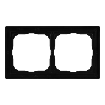 Рамка ArtGallery Pure Systeme Electric двухместная металл (латунь) GAL312202