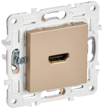 Розетка HDMI IEK SKANDY SK-H01Sa (песочный) SK-H10-K98