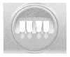 Лицевая панель Galea Life для двойной акустической розетки (белая) 771025 