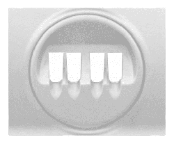 Лицевая панель Galea Life для двойной акустической розетки (белая) 771025 
