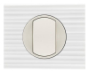 Рамка Сeliane одноместная (белый рельеф) 069011