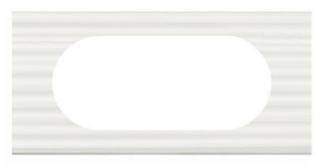 Рамка Сeliane 4/5 модулей (белый рельеф) 069015
