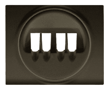 Лицевая панель Galea Life для двойной акустической розетки (темная бронза) 771225