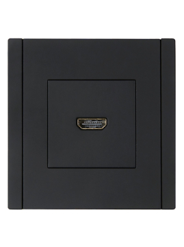 Розетка HDMI IEK FORTE&PIANO FP140 (черный) FP-H10-K02