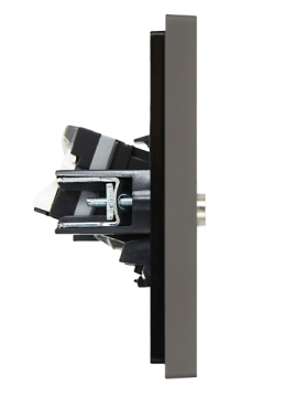 Розетка TV+RJ45 кат.5E FORTE&PIANO FP336 (серый) FP-AK20-1-K03