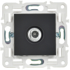 Розетка TV оконечная IEK SKANDY SK-A12Bl (черный) SK-A10-O-K02