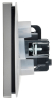 Розетка с крышкой FORTE&PIANO винтовое крепление 16А IP44 FP521 (сталь) FP-R16-16-44-K46
