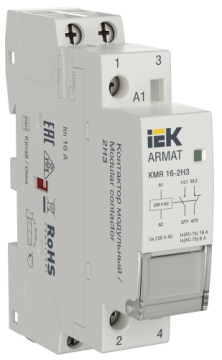Контактор IEK ARMAT модульный KMR 16А 230В AC 2НЗ AR-KMR10-016-02-230