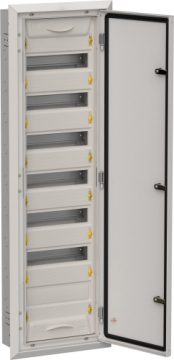 Щит металлический встраиваемый TITAN 5 ЩРв-84 (7х12) 1130х365х130 IP31 серый TI5-50-V-084-31-7035