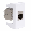 Компьютерная розетка DKC Viva RJ45 кат. 6 экранированная 8P8C (белая) 1мод 45068