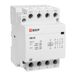 Контактор модульный EKF PROxima КМ 25А 2NО+2NC (3 модуля) km-3-25-22