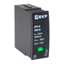 Сменный модуль EKF к ОПВ-B In-30кА 440В с сигнализацией. opv-b-module