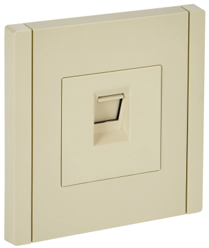 Розетка компьютерная FORTE&PIANO RJ45 кат.6 FP431 (ваниль) FP-K10-2-K10